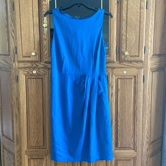 Premise Dresses Sleeveless Knee Length Dark Turquoise Pencil Dress - Picture 2 of 9